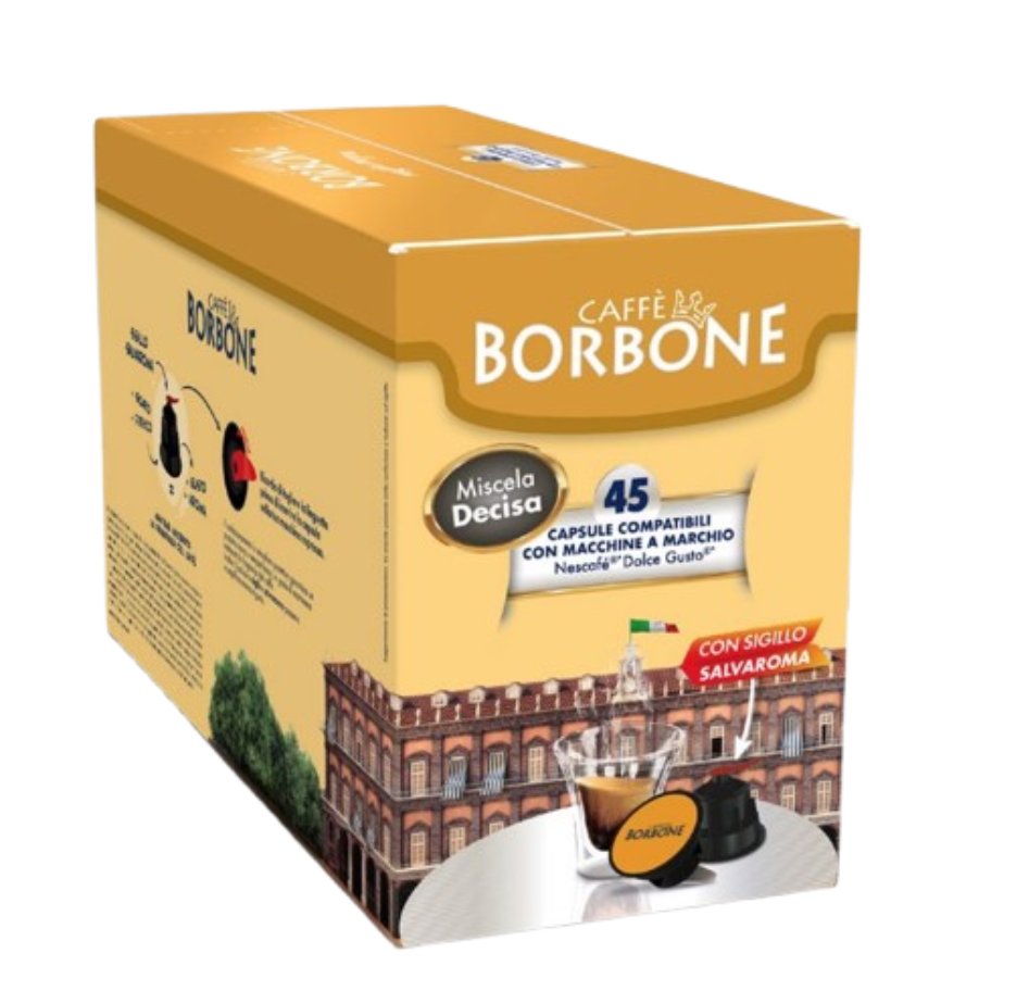 Borbone Miscela Decisa Nescafe Dolce Gusto 45 Capsule