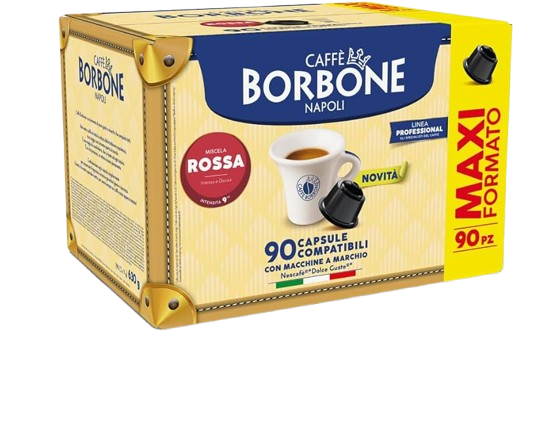 Borbone Napoli Decisa 90 CAPSULE Compatibili Con Macchina A Marchio